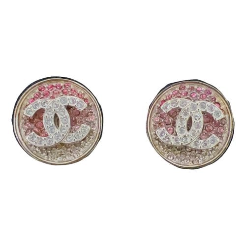 Pre-owned Chanel Earrings In Pink