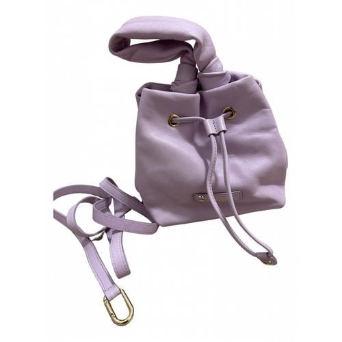 Pre-owned Repetto Leather Handbag In Purple