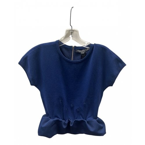 Pre-owned Marc By Marc Jacobs Top In Blue