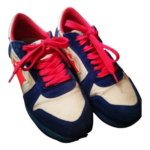 Pre-owned Atlantic Stars Cloth Trainers In Blue