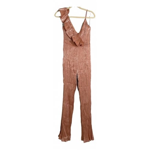 Pre-owned Lovers & Friends Jumpsuit In Pink