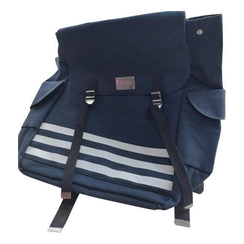 Pre-owned Paco Rabanne Cloth Backpack In Navy