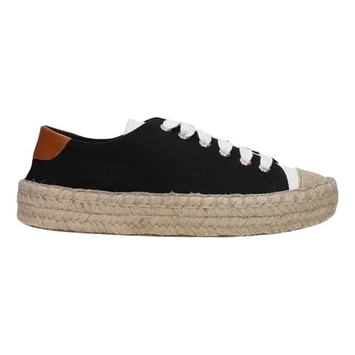 Pre-owned Jw Anderson Cloth Espadrilles In Black