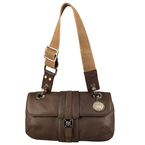 Pre-owned Lanvin Handbag In Brown