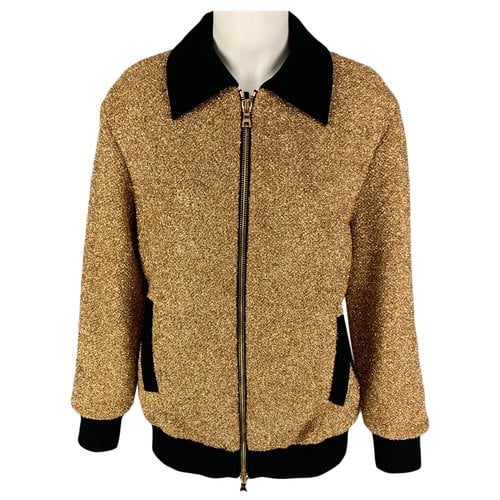 Pre-owned Moschino Jacket In Gold