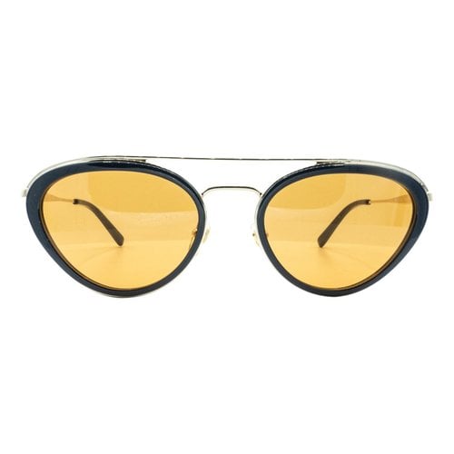 Pre-owned Mcm Oversized Sunglasses In Gold