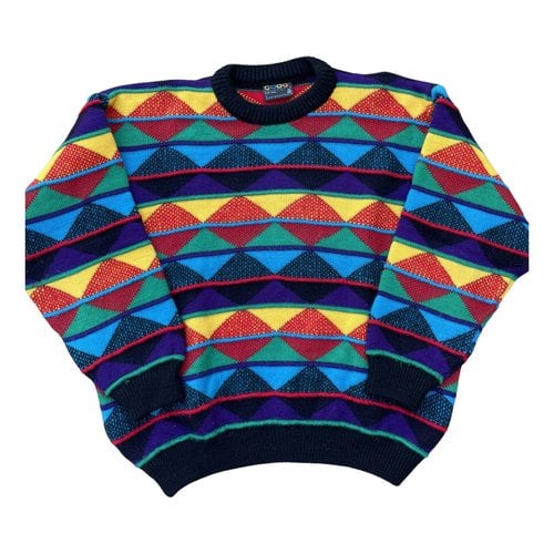 Pre-owned Coogi Wool Pull In Multicolour