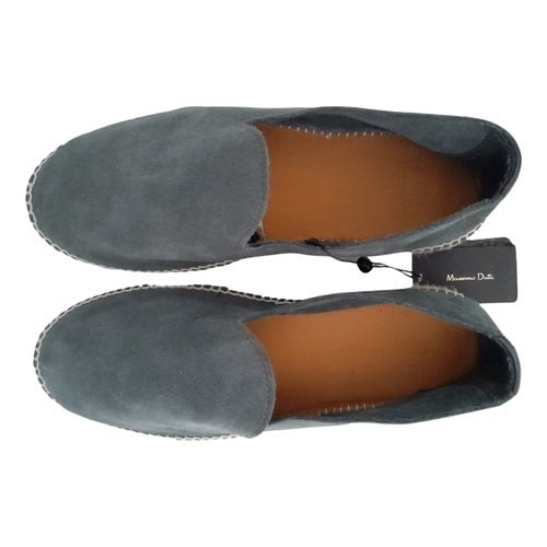 Pre-owned Massimo Dutti Espadrilles In Navy
