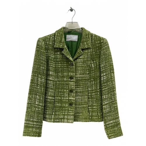 Pre-owned Prada Short Vest In Green