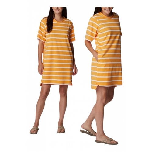 Pre-owned Columbia Mid-length Dress In Yellow