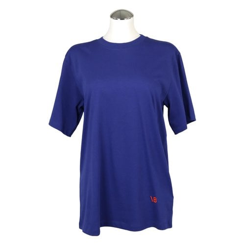 Pre-owned Victoria Beckham T-shirt In Blue