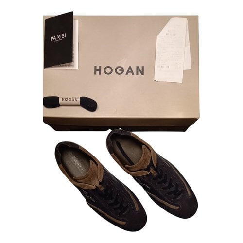 Pre-owned Hogan Leather Low Trainers In Multicolour