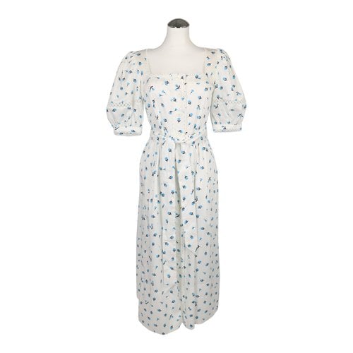 Pre-owned Kate Spade Mid-length Dress In White