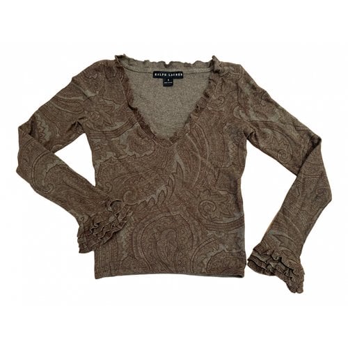 Pre-owned Ralph Lauren Cashmere Knitwear In Brown