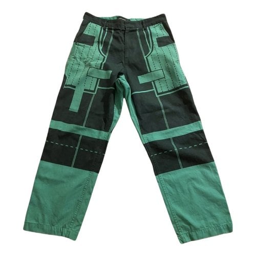 Pre-owned Craig Green Trousers In Green