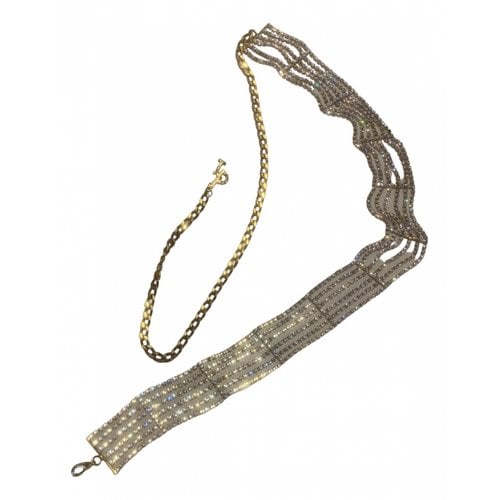 Pre-owned Roccobarocco Belt In Gold