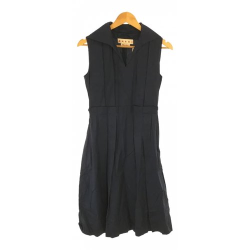 Pre-owned Marni Mid-length Dress In Navy