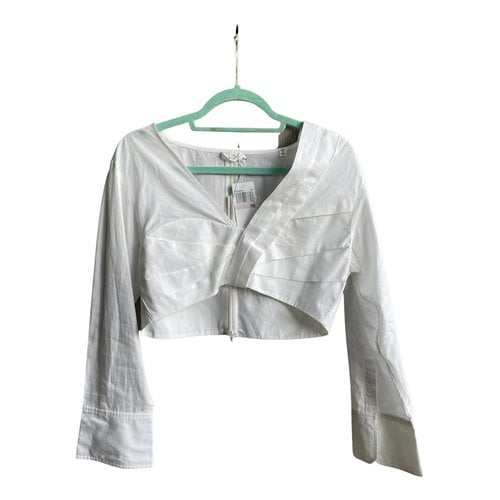 Pre-owned A.l.c Blouse In White