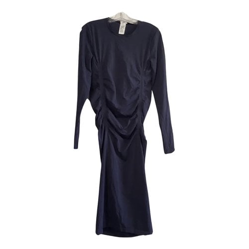 Pre-owned Wolford Mid-length Dress In Navy