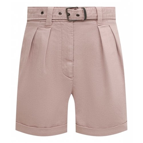 Pre-owned Brunello Cucinelli Shorts In Pink