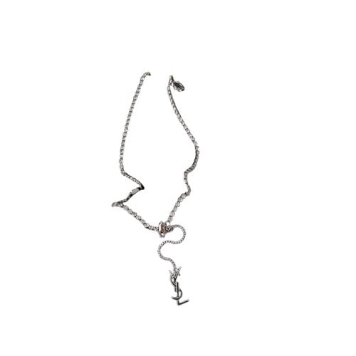 Pre-owned Saint Laurent Long Necklace In White