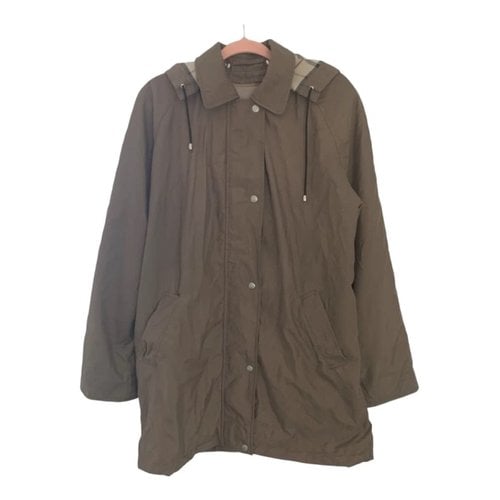 Pre-owned Burberry Trench Coat In Khaki
