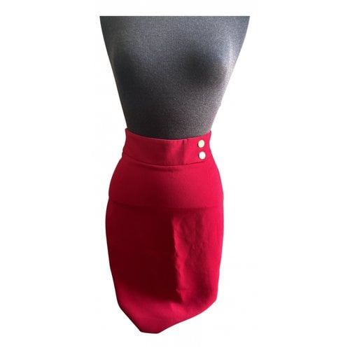 Pre-owned Hugo Boss Skirt In Red