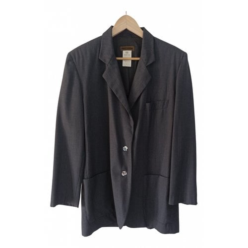 Pre-owned Ter Et Bantine Wool Blazer In Anthracite
