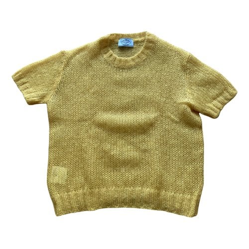 Pre-owned Prada Wool Jumper In Yellow