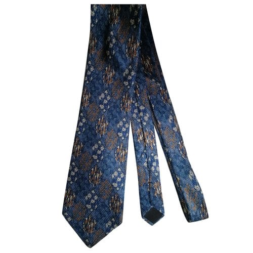 Pre-owned Pierre Cardin Silk Tie In Blue