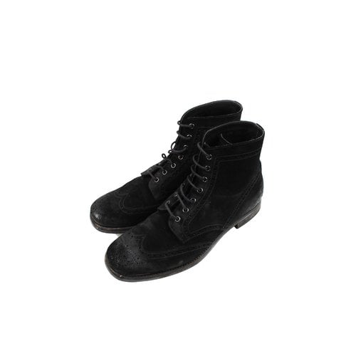 Pre-owned Prada Boots In Black