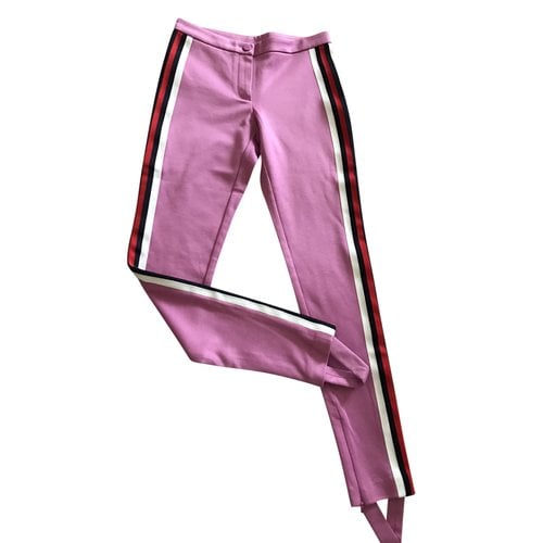 Pre-owned Gucci Leggings In Pink