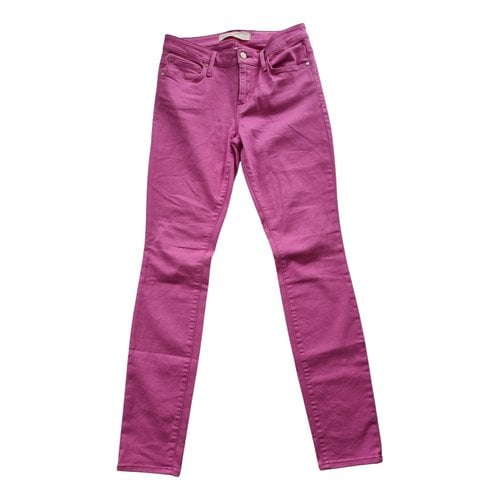 Pre-owned Marc Jacobs Slim Jeans In Pink