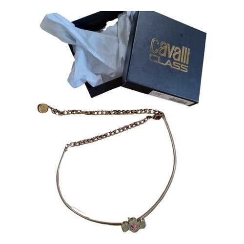 Pre-owned Class Cavalli Belt In Gold