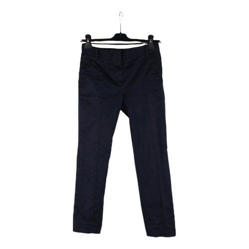 Pre-owned Louis Vuitton Straight Pants In Navy
