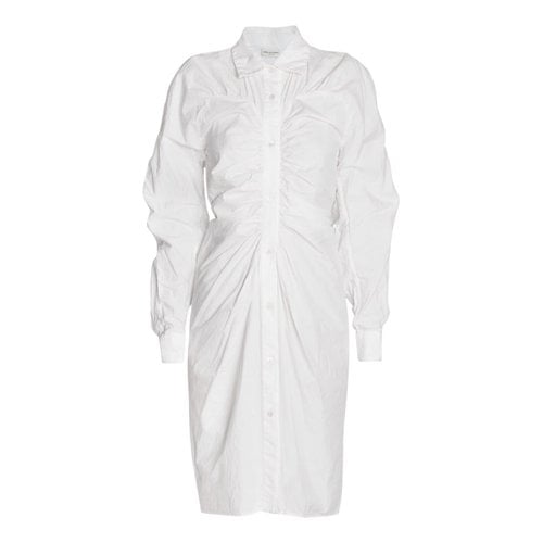 Pre-owned Dries Van Noten Mid-length Dress In White