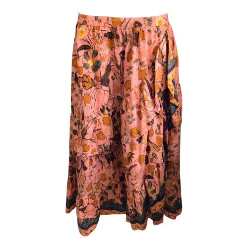 Pre-owned Ulla Johnson Mid-length Skirt In Multicolour