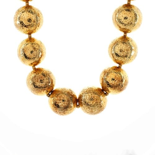 Pre-owned Bottega Veneta Necklace In Gold