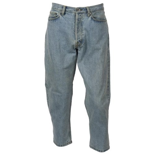 Pre-owned Albam Trousers In Blue