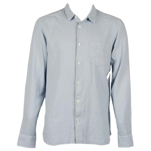 Pre-owned Mr P Linen Shirt In Blue