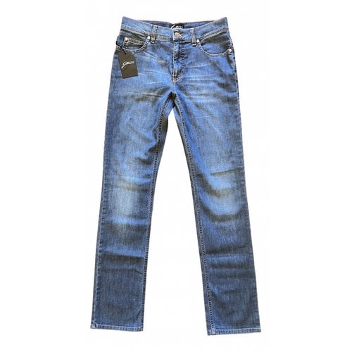 Pre-owned Gattinoni Straight Jeans In Blue