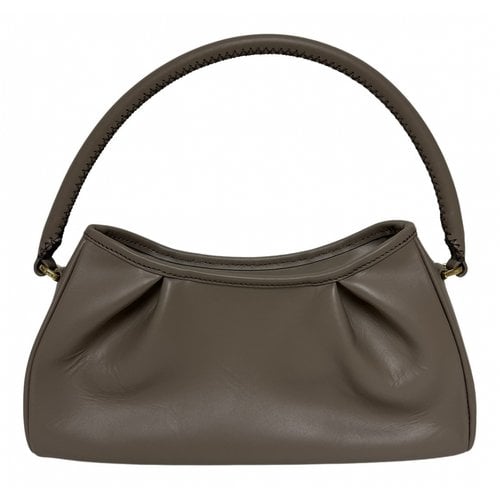 Pre-owned Elleme Leather Handbag In Beige