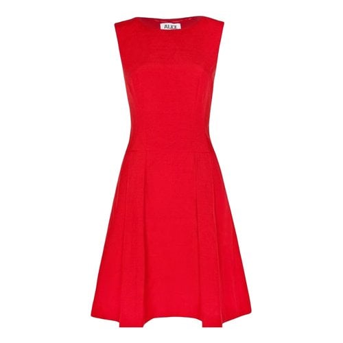 Pre-owned Alice By Temperley Silk Mini Dress In Red