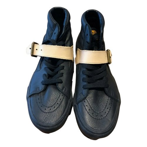 Pre-owned Vivienne Westwood Leather Trainers In Black