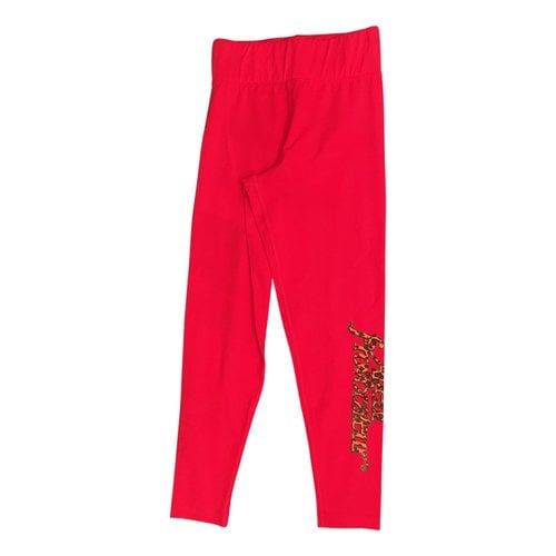 Pre-owned Agent Provocateur Leggings In Red