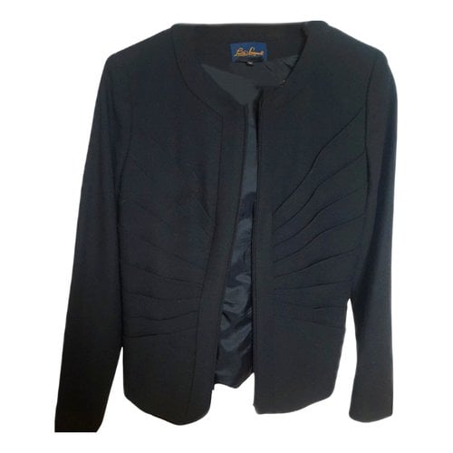 Pre-owned Luisa Spagnoli Suit Jacket In Black