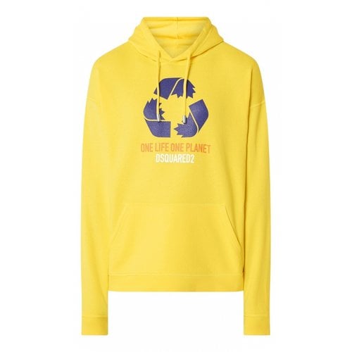 Pre-owned Dsquared2 Sweatshirt In Yellow