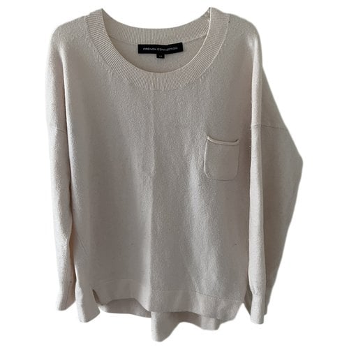 Pre-owned French Connection Wool Jumper In Beige