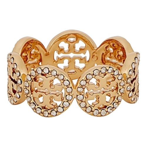Pre-owned Tory Burch Ring In Gold