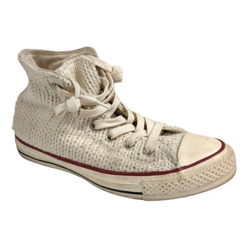 Pre-owned Converse Trainers In White